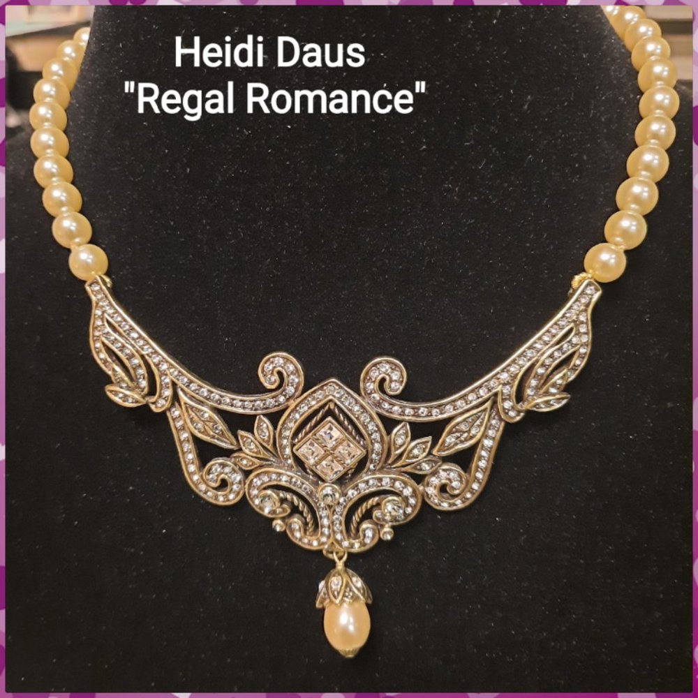 Heidi Daus "Regal Romance"necklace/earring